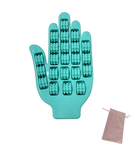 Hand Massager Finger Roller for Arthritis Carpal Tunnel Pain Relief Blue