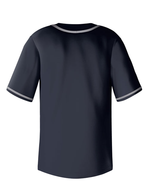Load image into Gallery viewer, Aizqaoalk Baseball Jersey Men Short Sleeve Button Down Black Size 3X-Large
