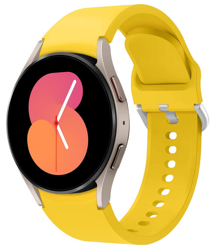 Apbands 20mm Silicone Sport Band for Samsung Galaxy Watch 40-46mm Yellow
