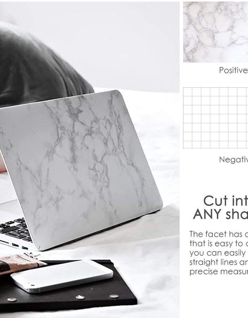Load image into Gallery viewer, Boeoanay Marble Vinyl Wallpaper Grey White 15.8x118in Self Adhesive PVC

