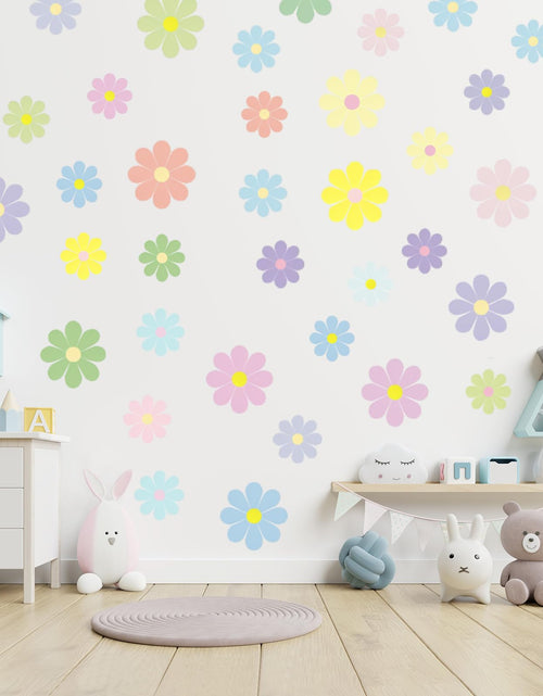 Load image into Gallery viewer, Rapid Decor 32 Pcs Danish Pastel Waterproof Removable Flower Wall Decals
