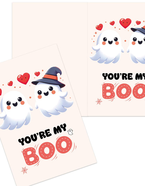Load image into Gallery viewer, Treasure Cove Halloween Cartoon Greeting Card Multicolor 1 Pack
