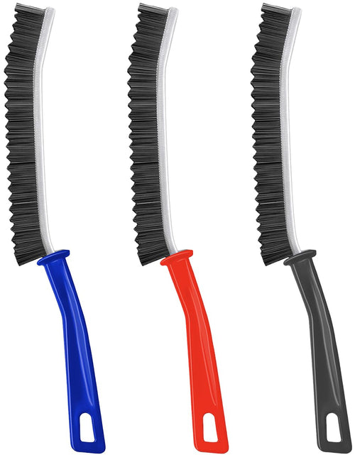 Load image into Gallery viewer, XANGNIER Hard Bristle Crevice Cleaning Brush 3 Pcs Multicolor
