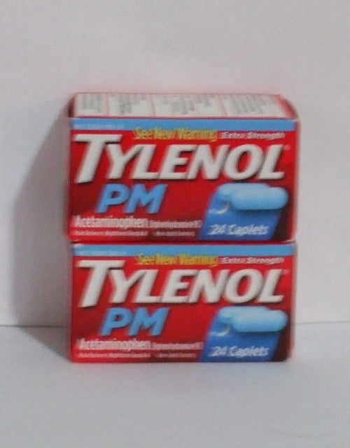 Load image into Gallery viewer, BestBy07/26 Tylenol PM Extra Strength Caplets 24 Count Pack of 2
