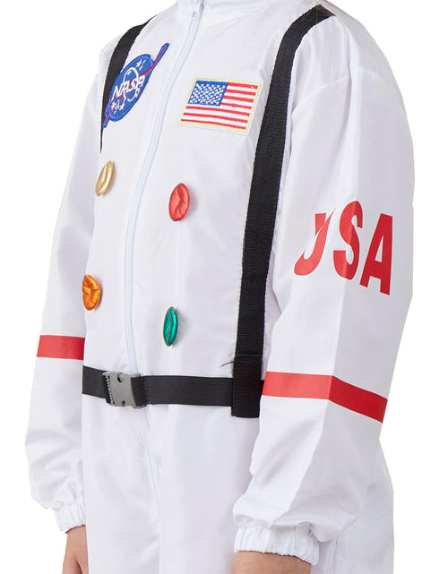 Load image into Gallery viewer, KIMI HOUSE Kids Astronaut Costume Space Suit Boys Girls White Size 7-9Y
