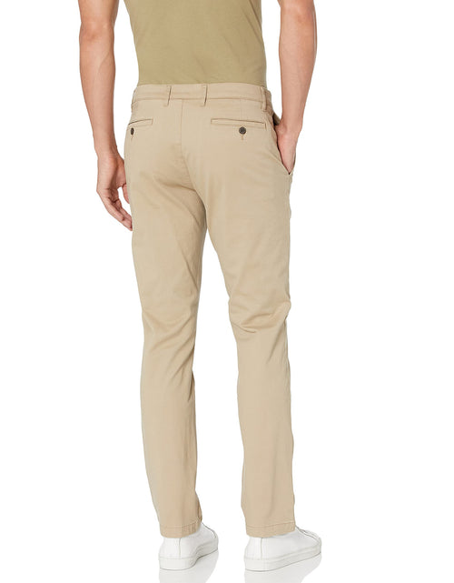 Load image into Gallery viewer, Amazon Essentials Men's Skinny-Fit Washed Stretch Chino Pant Light Khaki 29x34
