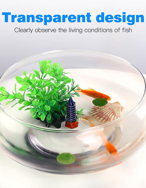 Load image into Gallery viewer, BESPORTBLE Transparent Desktop Aquarium Tank 9.52x9.52x3.93in 2800ml Plastic
