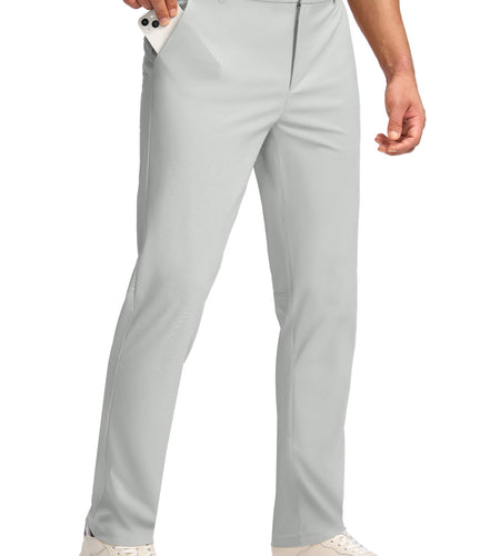 Obla Men's Slim Fit Golf Pants Silver Grey 33W 32L