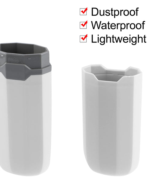 Load image into Gallery viewer, VOCOSTE Toothbrush Travel Case Plastic White 7.87x2.17 Inches
