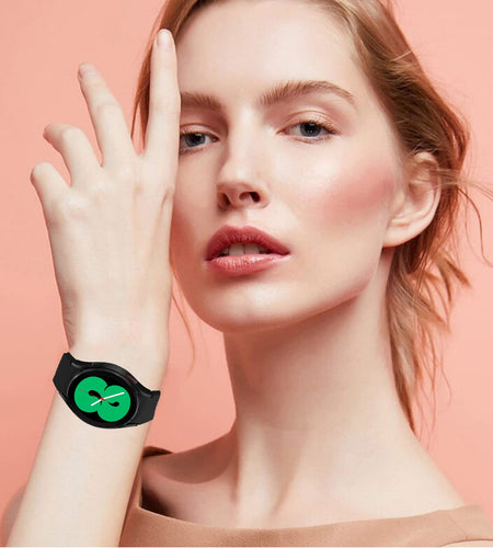 Apbands Silicone Sport Strap for Samsung Galaxy Watch 20mm Black