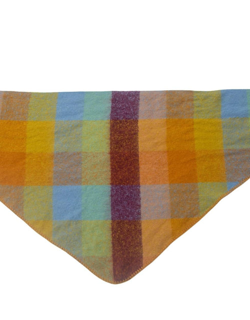 Load image into Gallery viewer, Wander Agio Women Shawl Winter Wrap Cashmere Plaid Scarf Yellow Blue Pink 6
