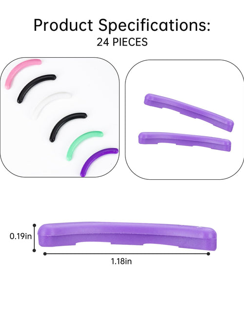 Load image into Gallery viewer, 24PCS Eyelash Curler Refills Pads Silicone Compatible with Real Techniques
