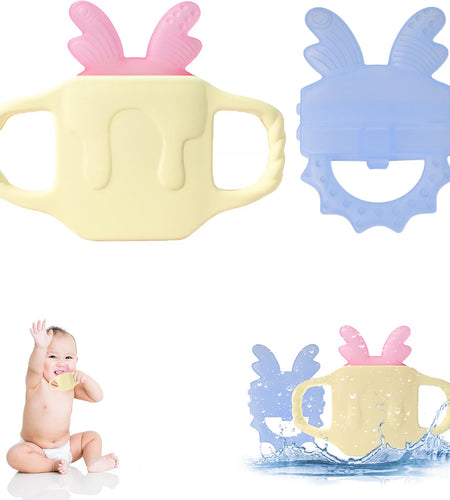 Anboor Baby Silicone Cold Teether 0-12 Months Water Filled Ice Relief