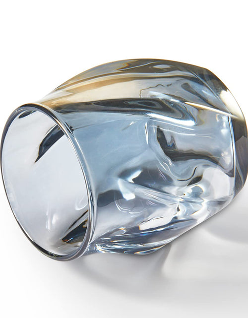 Load image into Gallery viewer, ANBFF Whiskey Glasses Set of 2, 8.5 OZ Twisted Crystal Rocks Glasses
