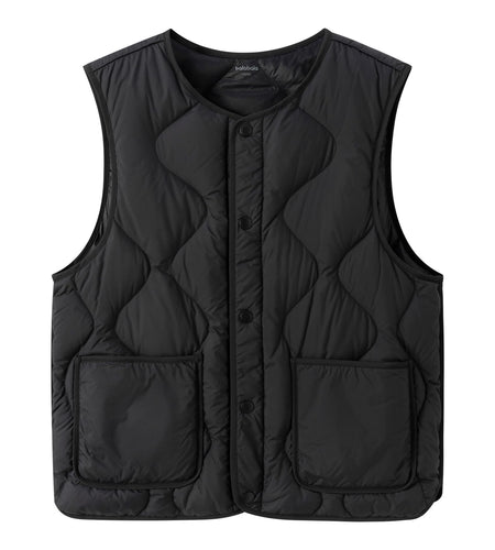 Balabala Kids Heated Puffer Vest Windproof Sleeveless Coat Black Size 13-14Y