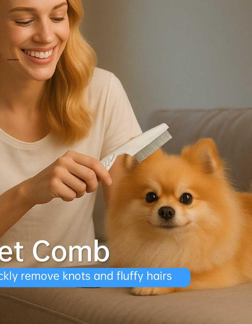Load image into Gallery viewer, Yutaohui 4-in-1 Pet Bath Brush Kit with Comb Clipper for Dogs Cats
