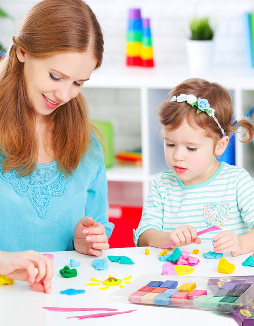 Load image into Gallery viewer, CiaraQ Polymer Clay Kit Mini Modeling Set 24 Colors for Kids Beginners Artist
