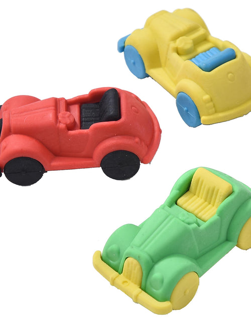 Load image into Gallery viewer, RONDURE Car Erasers 18 Pcs 3D Sports Car Puzzle Take Apart Erasers Kids
