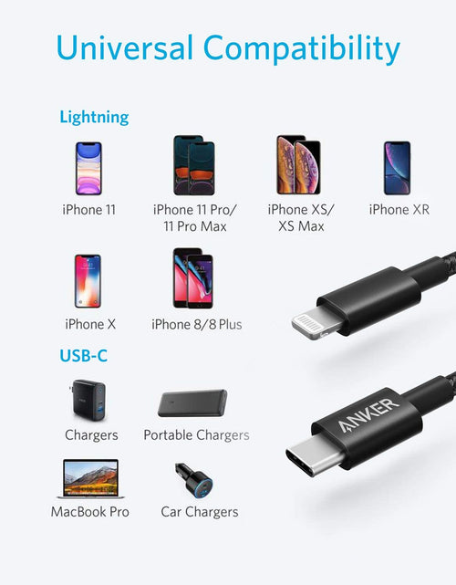 Load image into Gallery viewer, Anker <b>331</b> USB-C to Lightning Cable

