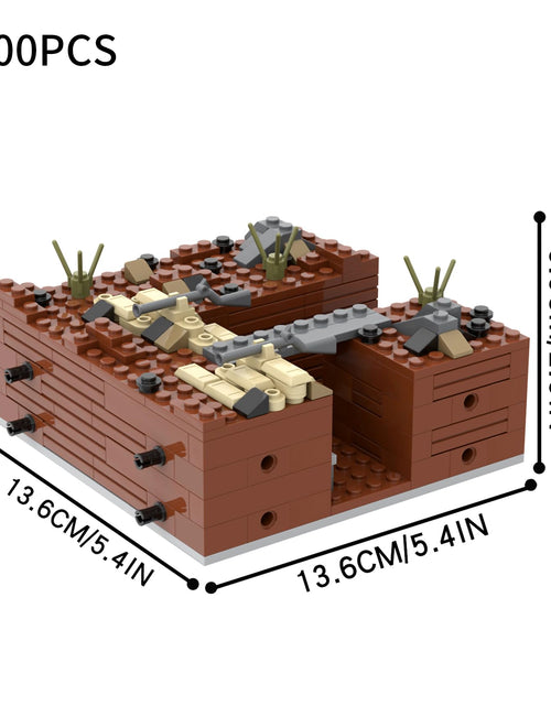 Load image into Gallery viewer, MOOXI WW2 Battlefield Military Block Set Right Corner 200PCS ABS
