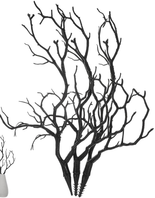 Load image into Gallery viewer, MAGICLULU Artificial Coral Branch for Headdress Black 36x17cm

