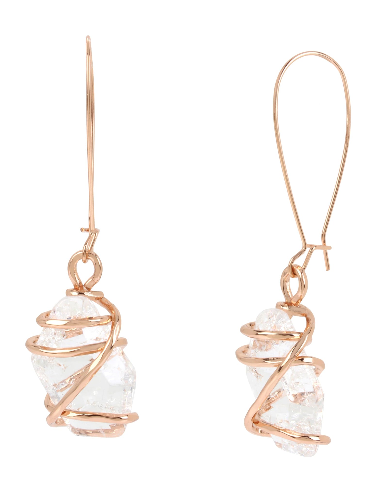 Robert Lee Morris Soho Women's Caged Stone Crystal Dangle Earrings One Size