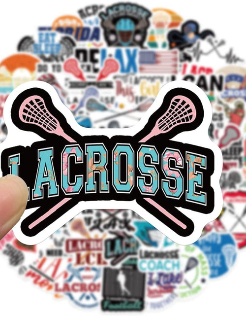 Load image into Gallery viewer, MAXSNOW Lacrosse Stickers Vinyl Decals Waterproof for Water Bottles Laptop Car
