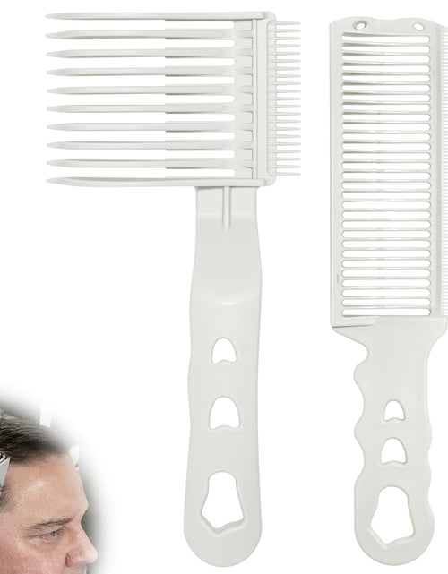 Load image into Gallery viewer, Generic 2Pack Blend Friend Professional Barber Hair Fade Comb White
