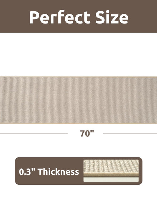 Load image into Gallery viewer, AMOAMI Kitchen Runner Rug 20x70 Non Slip Washable Absorbent Light Tan
