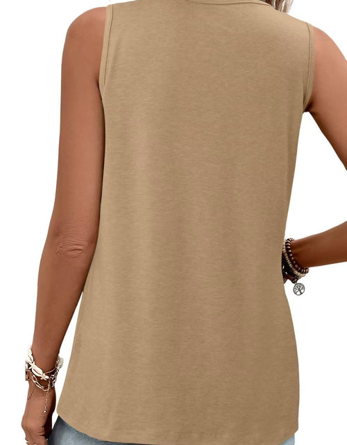 Load image into Gallery viewer, KISSMODA Women's Summer Floral Henley Top Royal Blue Size X-Large

