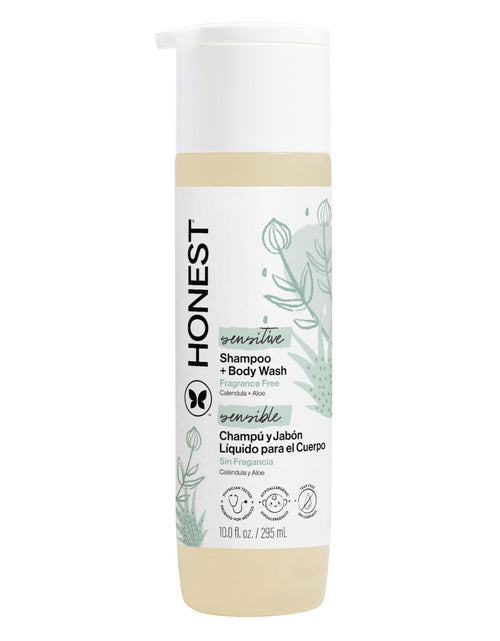 Load image into Gallery viewer, The Honest Company 2-in-1 Baby Shampoo &amp; Body Wash Fragrance-Free 10 fl oz

