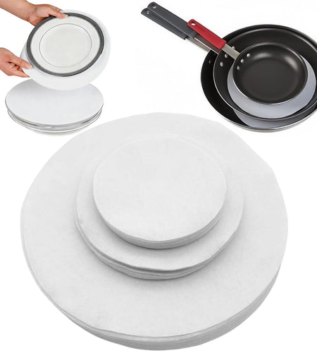 Ceramic Plate Separator Pads 36 Felt Protectors 10/6/4.5 Inch Washable Reusable