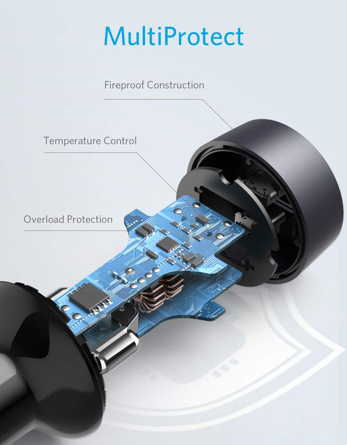Load image into Gallery viewer, Anker <b>PowerDrive III</b> Duo USB-C Car Charger
