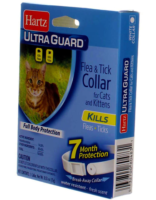 Load image into Gallery viewer, Hartz UltraGuard Flea &amp; Tick Cat and Kitten Collar White 1 ct 7 Month
