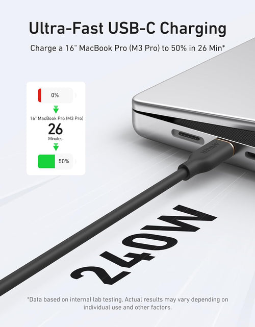 Load image into Gallery viewer, Anker <b>643</b> USB-C to USB-C Cable (Flow, Silicone)
