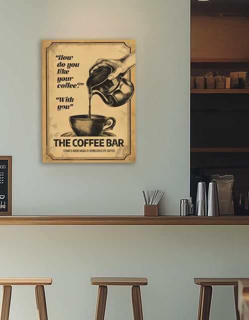Load image into Gallery viewer, HTTART Vintage Coffee Canvas Wall Art 12x16 Set of 2 Retro Brown
