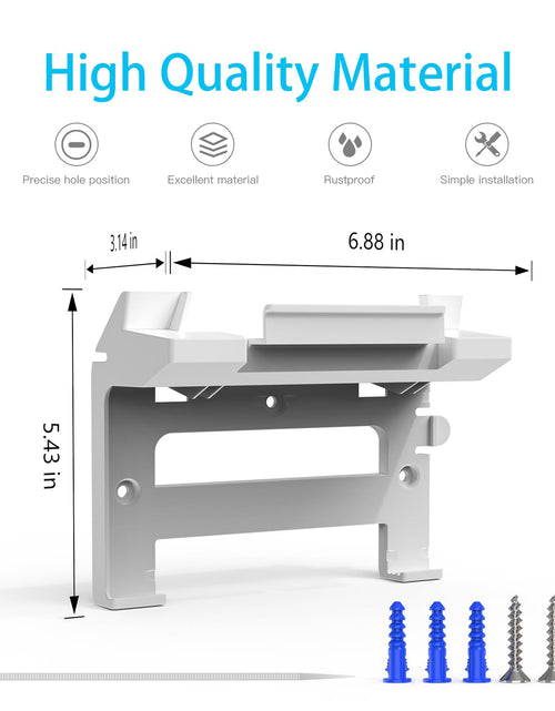 Load image into Gallery viewer, MSAFF Starlink Gen 3 Router Mount &amp; V3 Power Supply Brackets Holder Black
