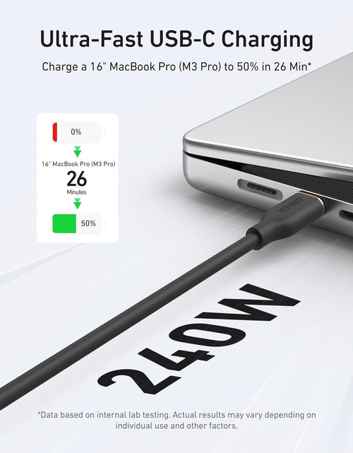 Load image into Gallery viewer, Anker <b>643</b> USB-C to USB-C Cable (Flow, Silicone)
