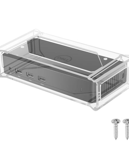 CaSZLUTION Docking Station Mount Clear for Dell D3100 Dock Holder