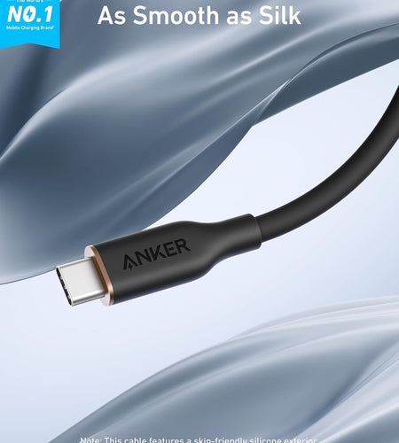 Anker <b>643</b> USB-C to USB-C Cable (Flow, Silicone)