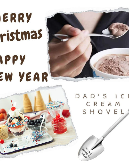 Load image into Gallery viewer, LLESCA Personalized Dad Ice Cream Shovel Stainless Steel Engraved Gift
