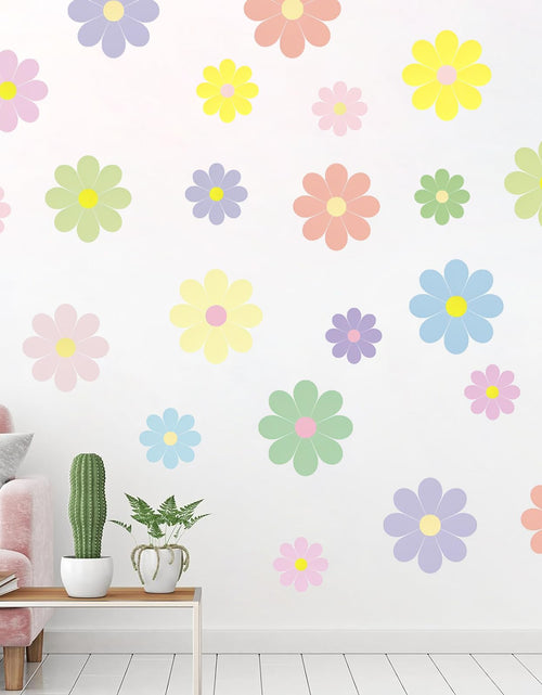 Load image into Gallery viewer, Rapid Decor 32 Pcs Danish Pastel Waterproof Removable Flower Wall Decals
