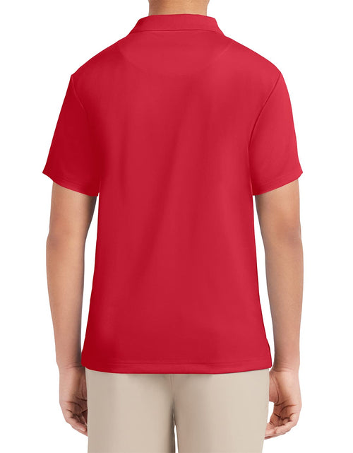 Load image into Gallery viewer, Izod Mens Short Sleeve Performance Polo Shirt, Red-646, 36-37 US
