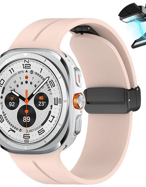 Load image into Gallery viewer, GOLDTOLUCK Affinity Silicone Sport Band Samsung Galaxy Watch 7 Ultra Pink 47mm

