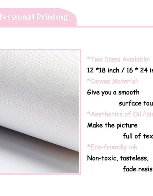 Load image into Gallery viewer, Trendy Pink Ballet Art Print Poster Canvas Wall Art 12x18in Unframed

