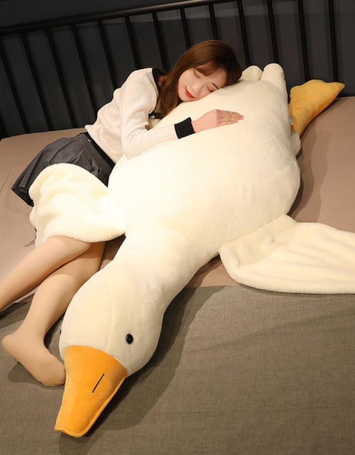 Load image into Gallery viewer, Srutirbo Giant Goose Stuffed Animal Plush Pillow White 37.5 Inch
