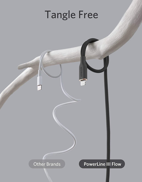 Load image into Gallery viewer, Anker <b>641</b> USB-C to Lightning Cable (Flow, 3 ft Silicone)
