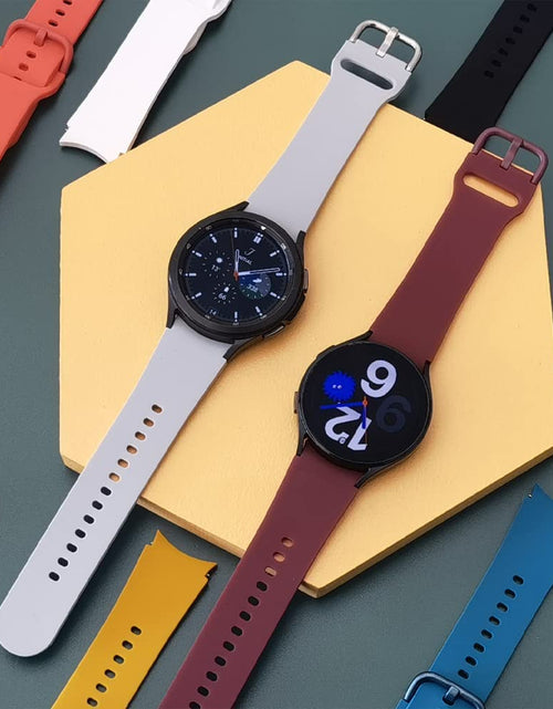 Load image into Gallery viewer, Apbands Silicone Sport Strap for Samsung Galaxy Watch 20mm Black
