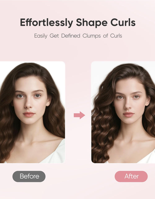 Load image into Gallery viewer, AM 8:00 Curly Hairbrush Curl Defining Voluming Styling Tool Pink

