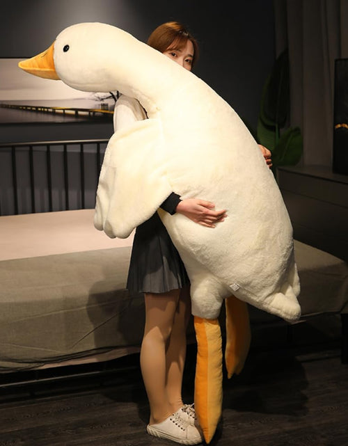 Load image into Gallery viewer, Srutirbo Giant Goose Stuffed Animal Plush Pillow White 37.5 Inch
